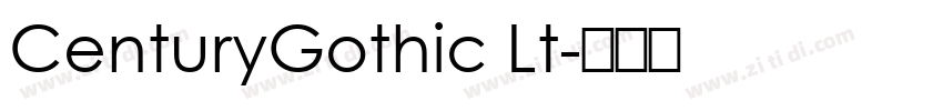 CenturyGothic Lt字体转换 CenturyGothic Lt字体转换